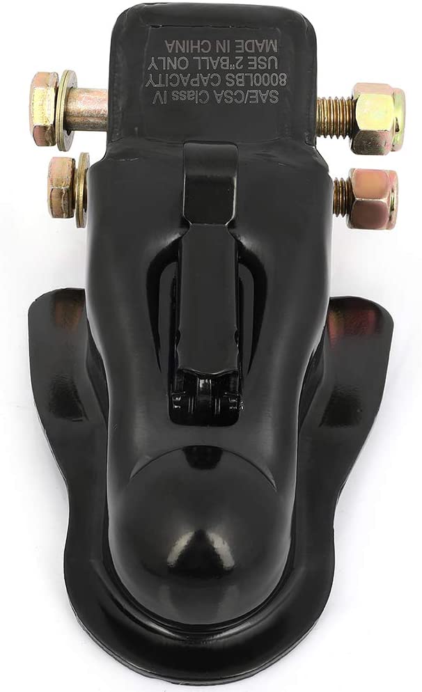 High Quality 2 inch Ball Adjustable Coupler Black 8000LBS