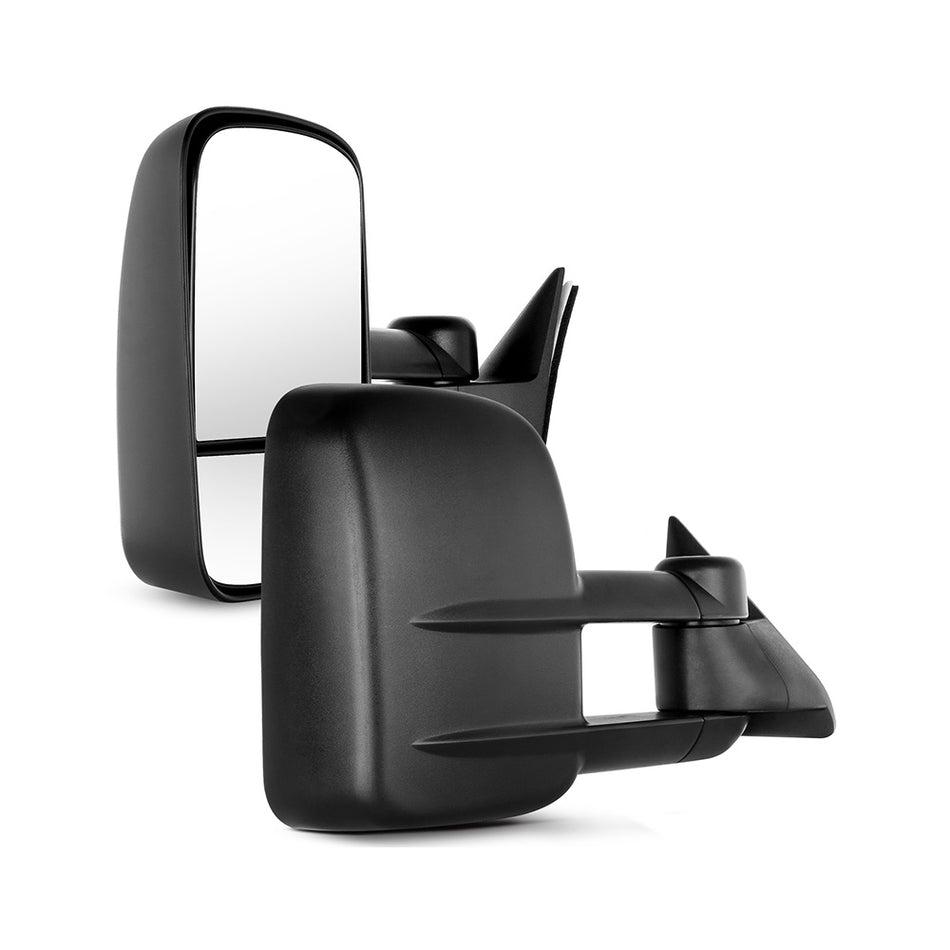 Towing Mirror Manual Telescoping 88-98 Chevrolet C1500 92-99 Chevrolet C1500 Suburban Pair