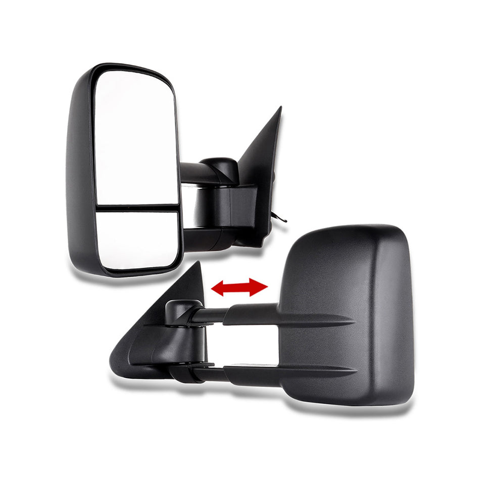 Left Right Side Tow Mirrors Compatible For 97-03 Ford F150 97-99 Ford F250