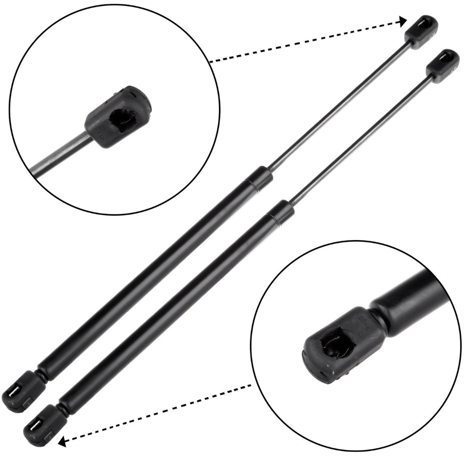 2002-2007 Jeep Liberty Hood Gas Charged Lift Supports Struts Front 2 Pcs