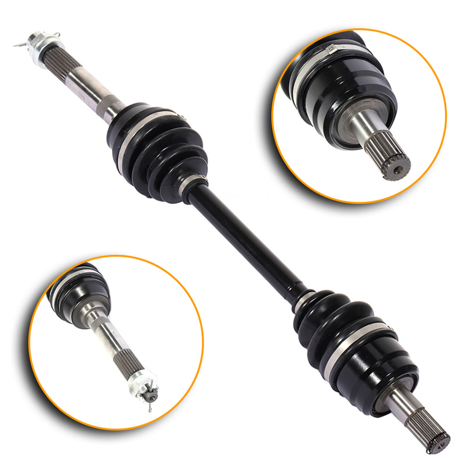 For 2007-08 Kawasaki Mule 610 KAF400A 4x4 Front Left Right CV Axle Drive Shaft