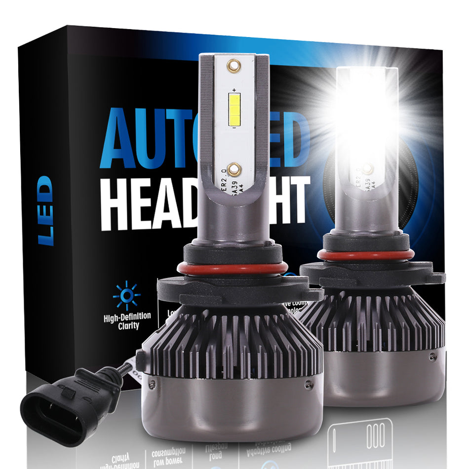 9005 HB3 LED Headlight Bulb High Low Beam Conversion Kit 6000K 2pcs