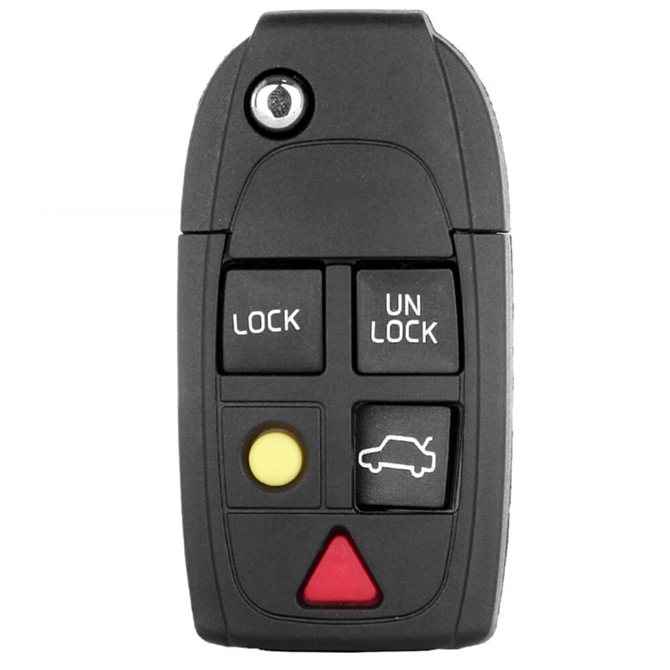 Key Fob Shell Case For 01-09 Volvo S60 00-07 Volvo V70