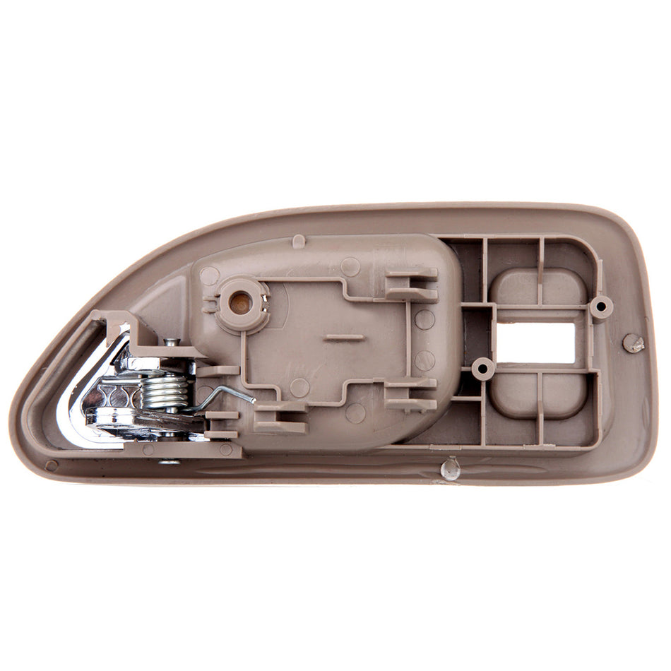 1994-1997 Honda Accord Interior Door Handle Rear Right Chrome Beige