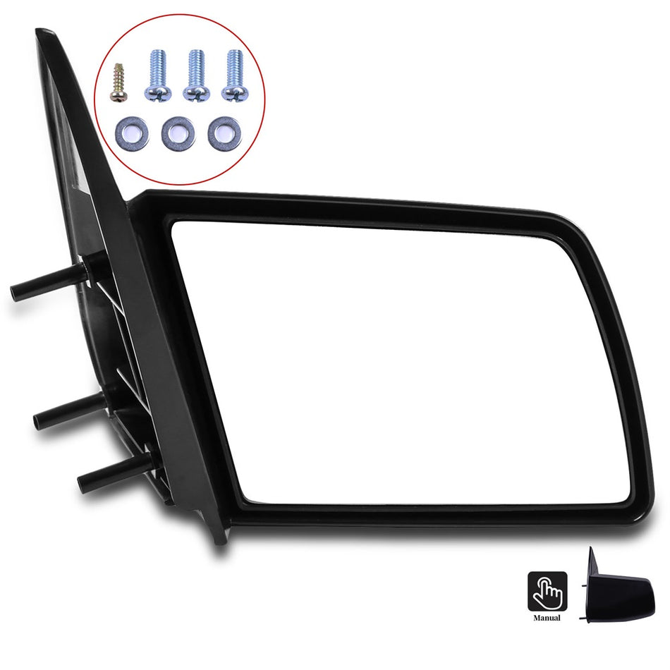 Passenger Side View Mirror For 92-94 Chevrolet Blazer 91 GMC Jimmy Textured Non-Fold