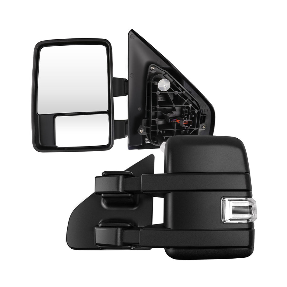 2004-2014 Ford F150 Towing Mirrors Power Heated Puddle Light Turn Signal Pair