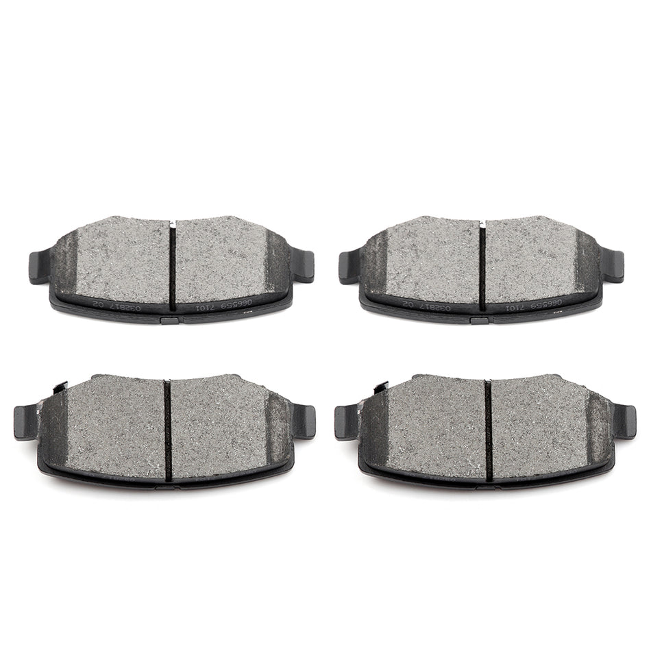 Ceramic Brake Pads For 08-12 Jeep Liberty 07-17 Jeep Wrangler Rear