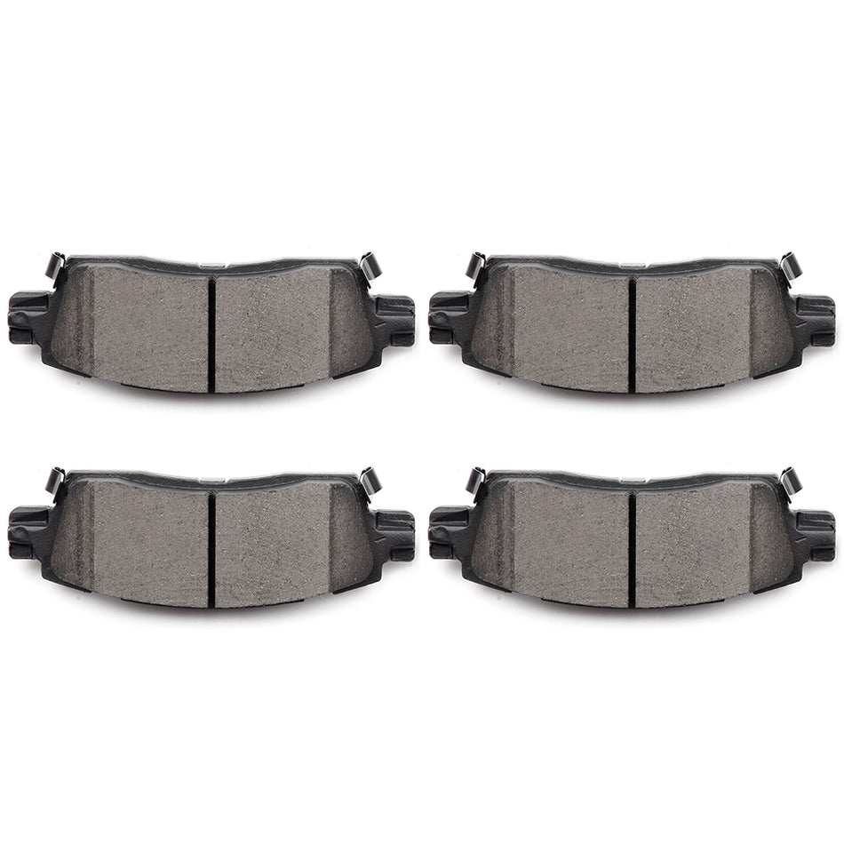 Rear Ceramic Brake Pads 08-17 Buick Enclave 03-05 GMC Jimmy