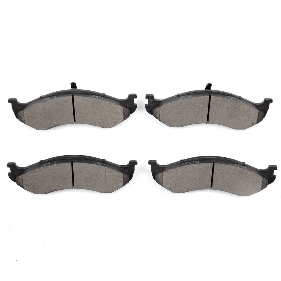 Front Ceramic Brake Pads For 97-06 Jeep Wrangler 93-98 Jeep Grand Cherokee