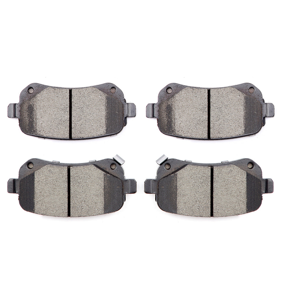 Ceramic Brake Pads 08-12 Dodge Grand Caravan 09-12 Dodge Journey Rear