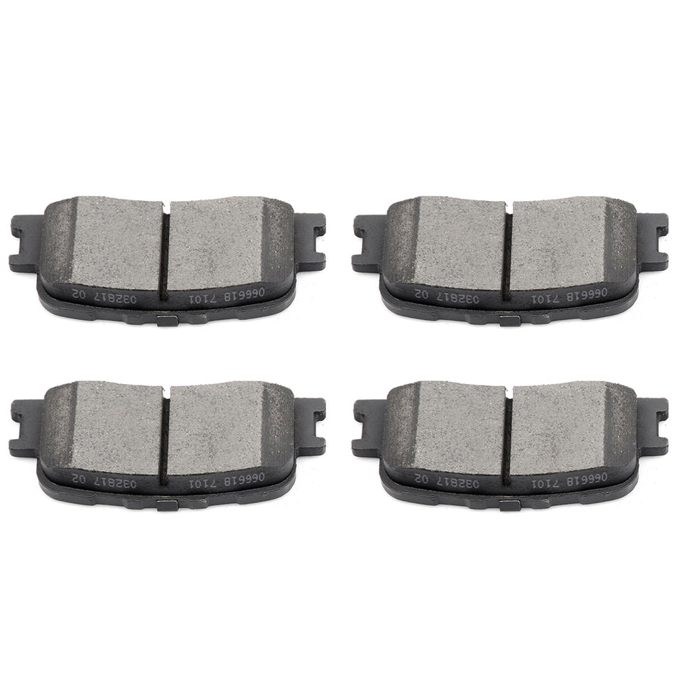 Rear Ceramic Brake Pads For 02-06 Toyota Camry 01-03 Toyota Highlander