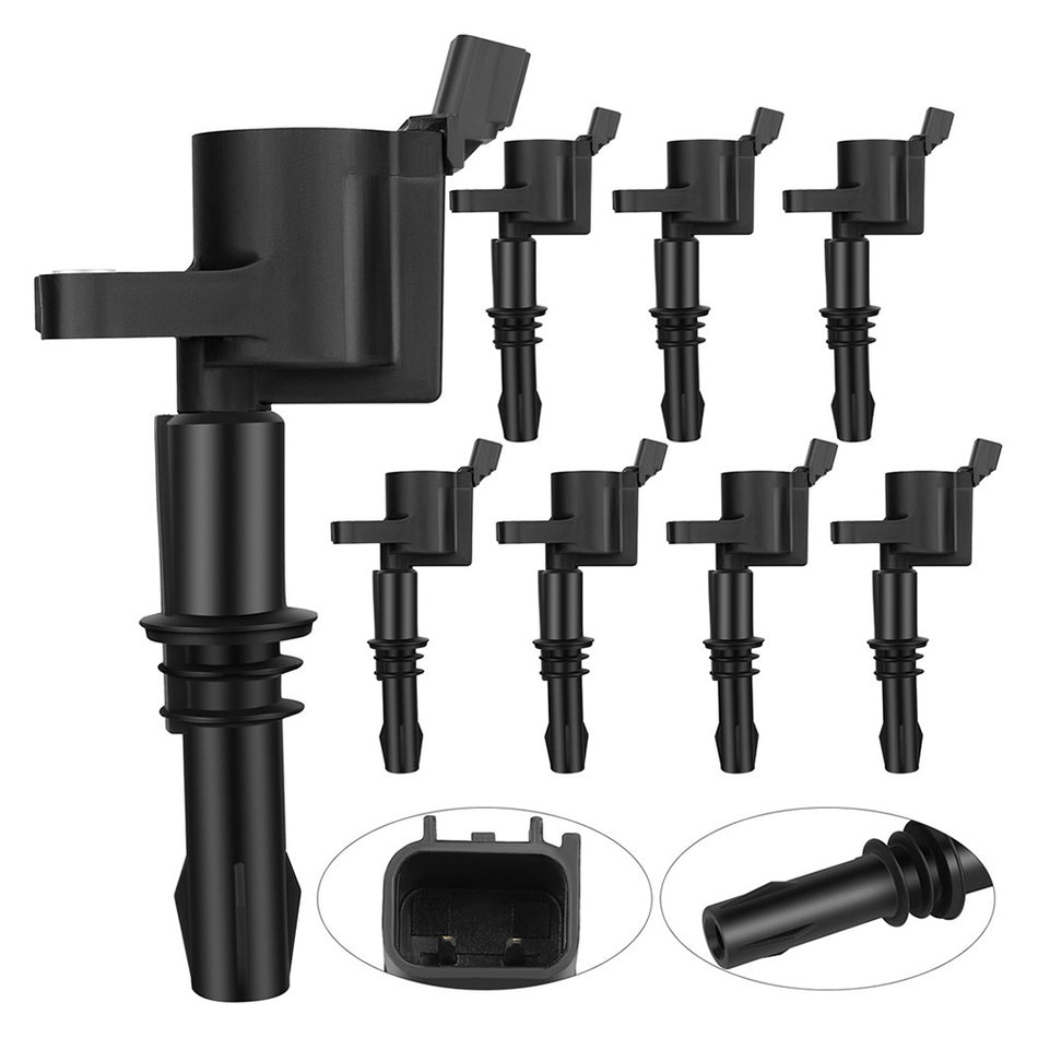 8 Pack DG511 Ignition Coil For 2004-2008 Ford Mustang F-150 Expedition 4.6L 5.4L