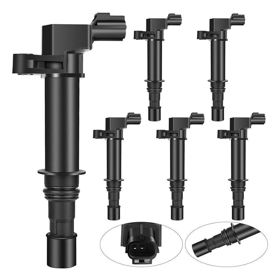 Ignition Coil 00-08 Dodge Dakota 99-08 Jeep Grand Cherokee 6PCS