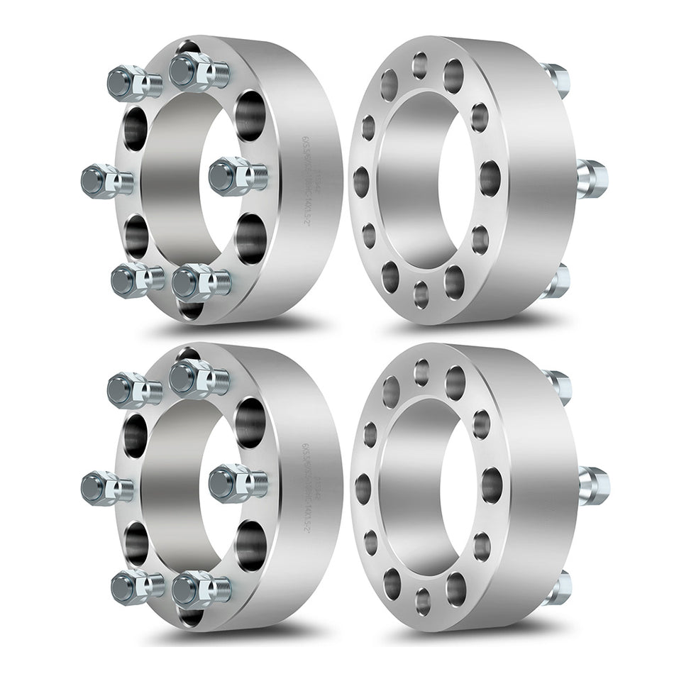 4Pcs 2 inch 6x5.5 6 Lug Wheel Spacers For 88-00 Chevrolet C2500 Chevrolet K2500