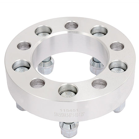 1.25 inch 5x4.5/5x114.3 5 Lug Wheel Spacers(87.1mm Bore, 1/2 inch Studs) for 2006-2013 Jeep Liberty - 4PCS Only for Auto