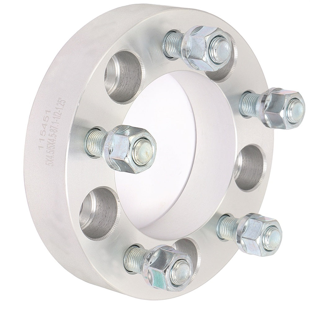 1.25 inch 5x4.5/5x114.3 5 Lug Wheel Spacers(87.1mm Bore, 1/2 inch Studs) for 2006-2013 Jeep Liberty - 4PCS Only for Auto