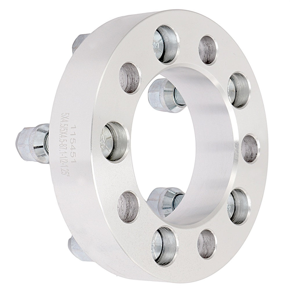 1.25 inch 5x4.5/5x114.3 5 Lug Wheel Spacers(87.1mm Bore, 1/2 inch Studs) for 2006-2013 Jeep Liberty - 4PCS Only for Auto