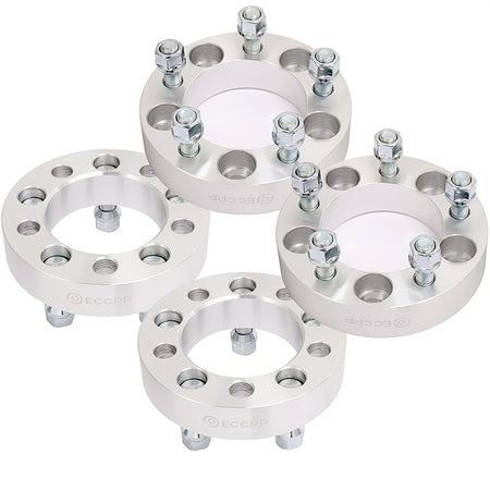 1.25 inch 5x4.5/5x114.3 5 Lug Wheel Spacers(87.1mm Bore, 1/2 inch Studs) for 2006-2013 Jeep Liberty - 4PCS Only for Auto