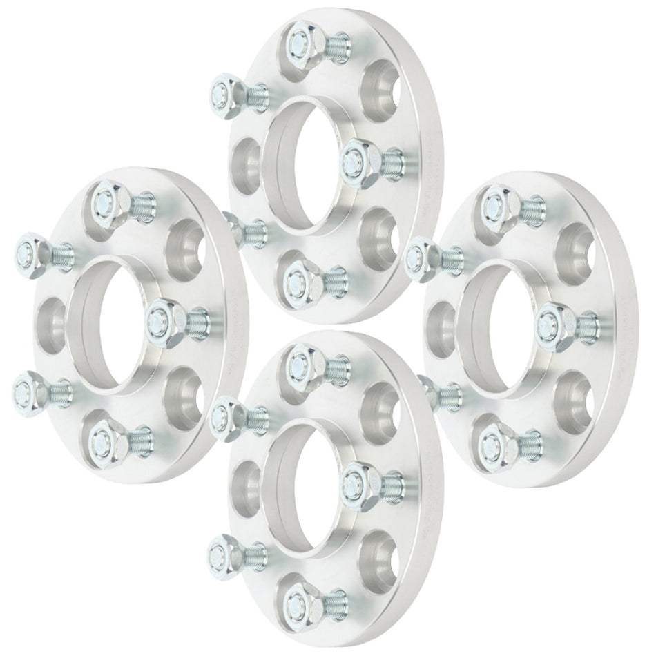 15mm 5x4.5 5x114.3 5 Lug Wheel Spacers(66.1mm Bore, 12x1.25 Studs) for 2003-2009 Nissan 350Z 2009-2020 Nissan 370Z - 4PCS