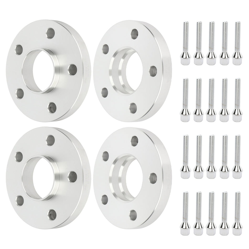 4Pcs 20mm 5x100/5x112 5 Lug Wheel Spacers For 01-05 Mercedes-Benz C240 98-06 Mercedes-Benz CL500