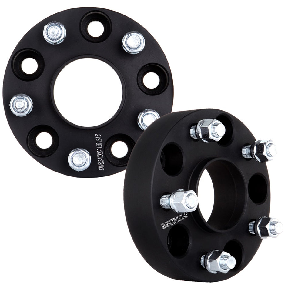 2Pcs 1.5 inch 5x5 5 Lug Wheel Spacers For 06-10 Jeep Commander 07-17 Jeep Wrangler