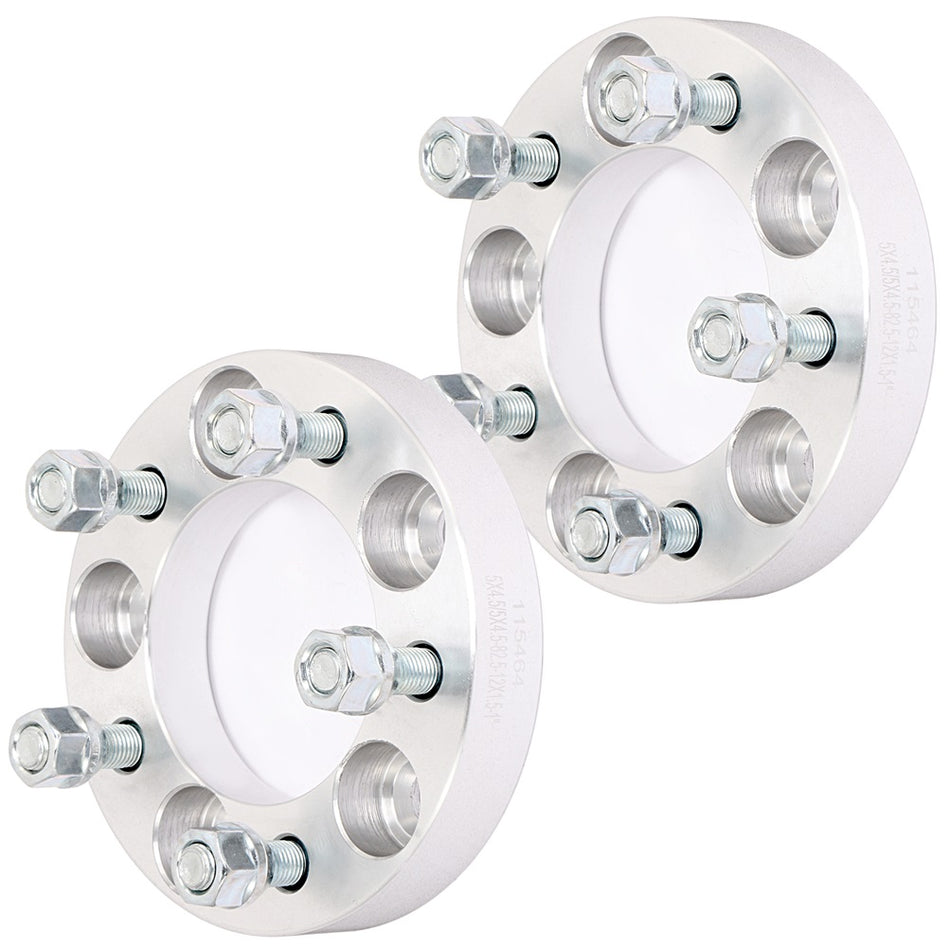 2Pcs 1 inch 5x4.5 5 Lug Wheel Spacers For 07-13 Hyundai Elantra 06-14 Hyundai Sonata