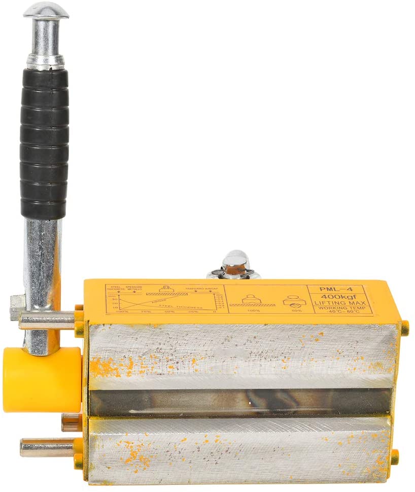 400KG Magnetic Lifter 880lb Steel Lifting Magnet Magnetic Lifter Hoist Crane
