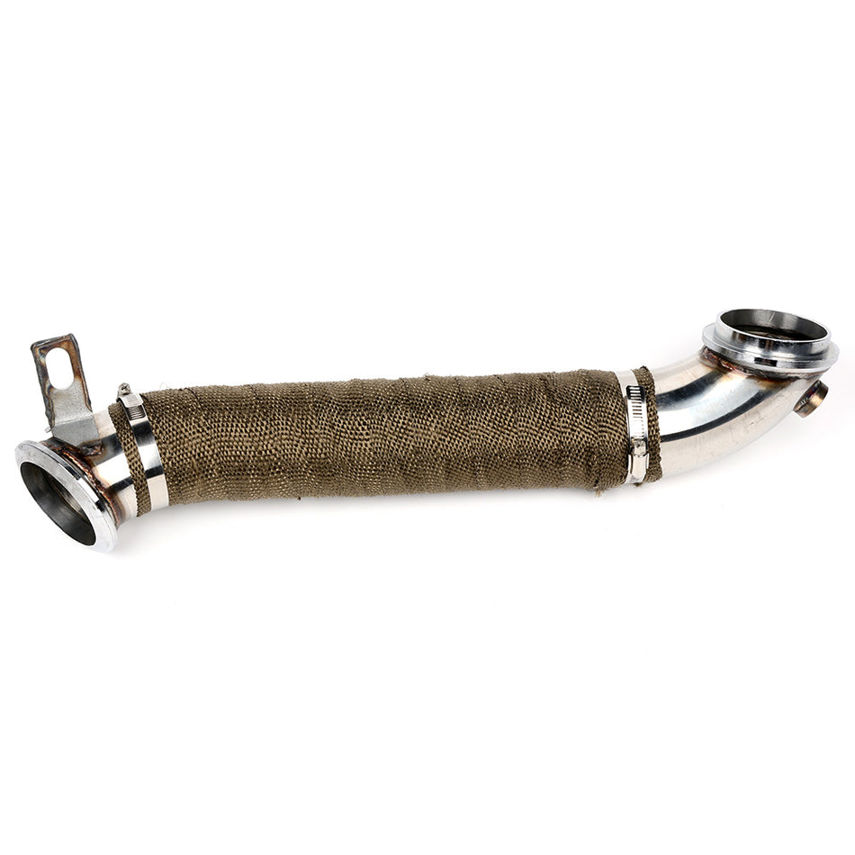 6.6L 3inch Exhaust Pipe Stainless Steel 11-15 Chevrolet Silverado 2500 HD 11-15 Chevrolet Silverado 3500 HD