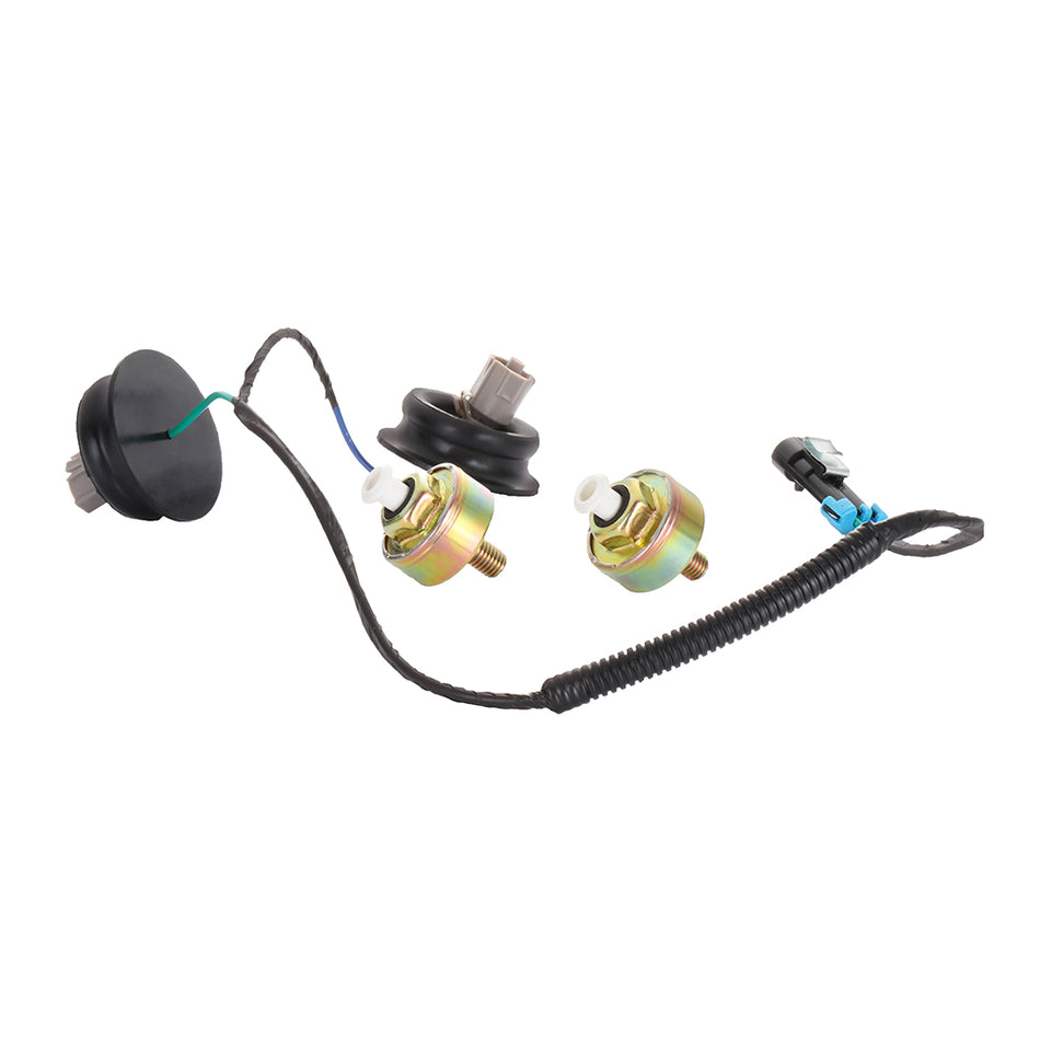 Pair Kit Front Knock Sensor W/Harness Assembly For 2002-2006 Cadillac Escalade