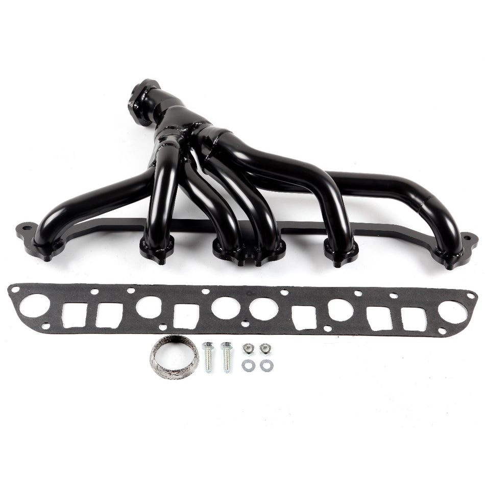 Black SS Exhaust Header1991-1999 Jeep Cherokee XJ, 1991-1999 Jeep Wrangler 4.0L Exhuast Manifold