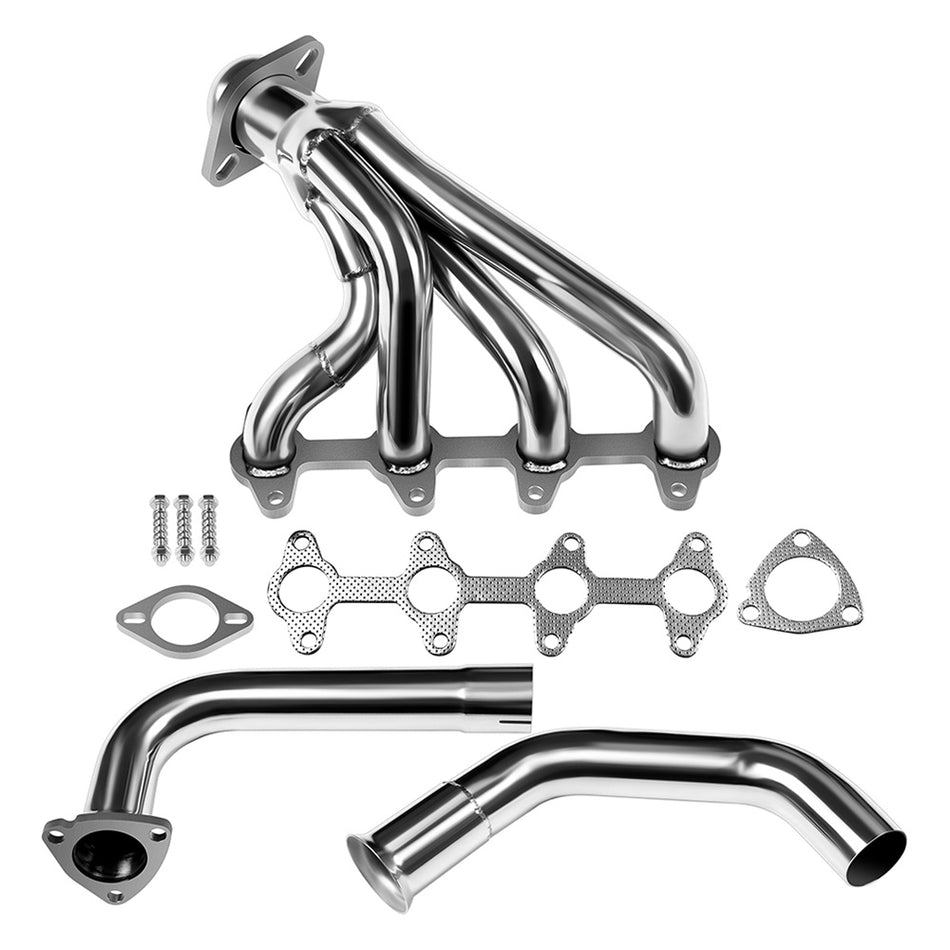Stainless Steel Racing Exhaust Header For 94-03 Chevy S10/GMC Sonoma 2.2L 4-1Design with Gasket Kit