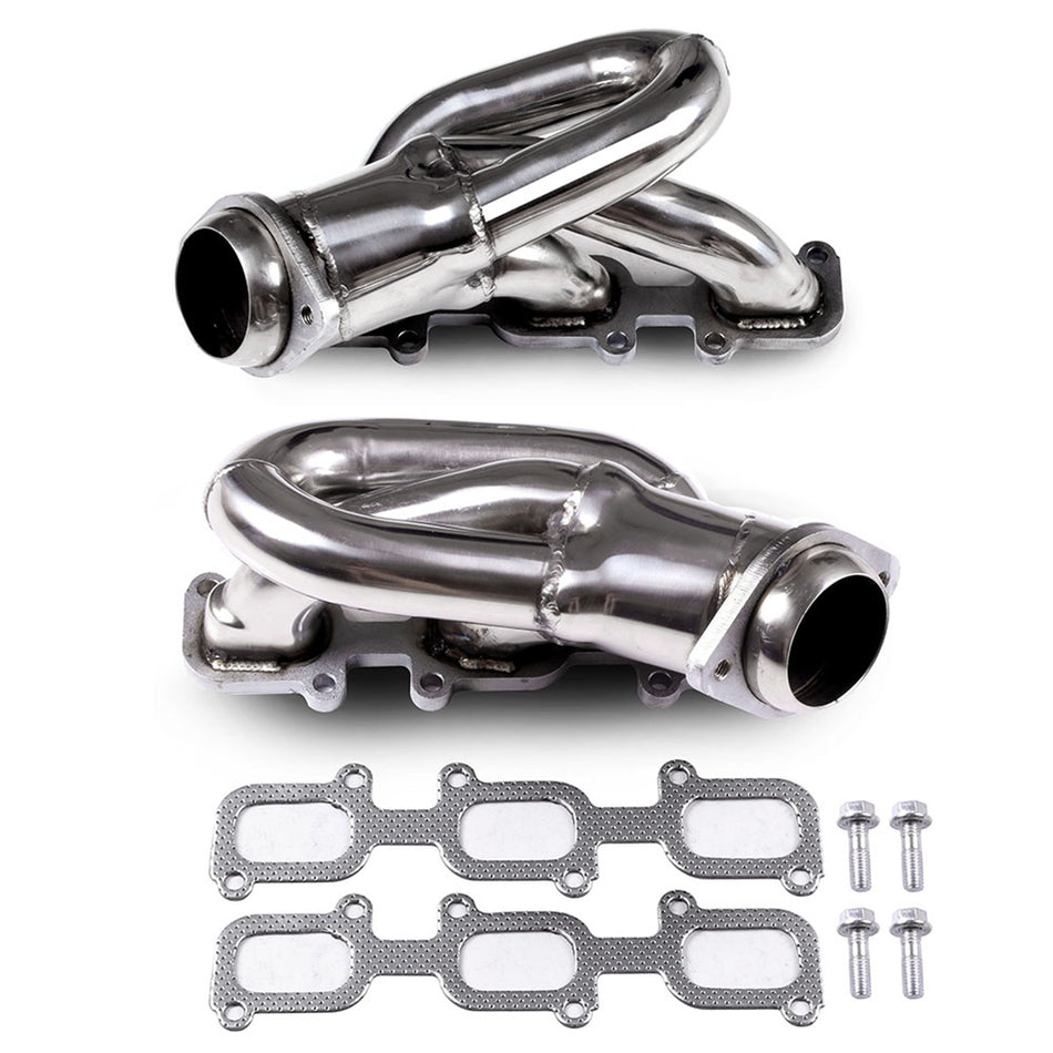 2011-2017 Ford Mustang 3.7L V6 DOHC Shorty Header Exhaust Manifold Stainless Steel
