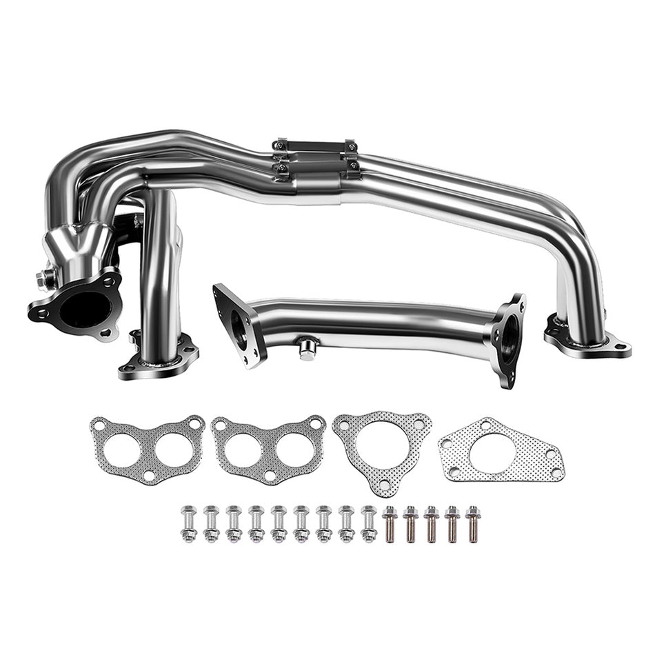 2002-2007 Subaru Impreza 2.5L Exhaust Racing Header Up-Pipe stainless steel Manifold 4-1 Design