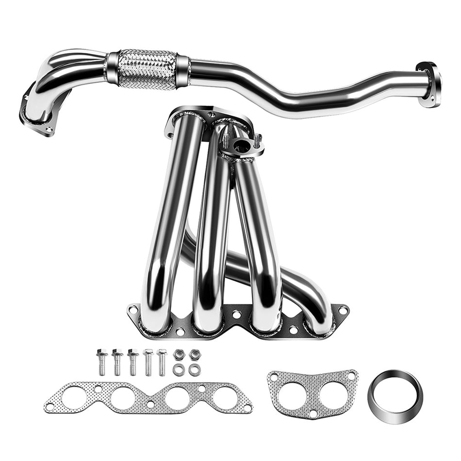 1993-1997 Toyota Corolla 1.8L 4-2-1 Racing Exhaust Header Stainless Steel