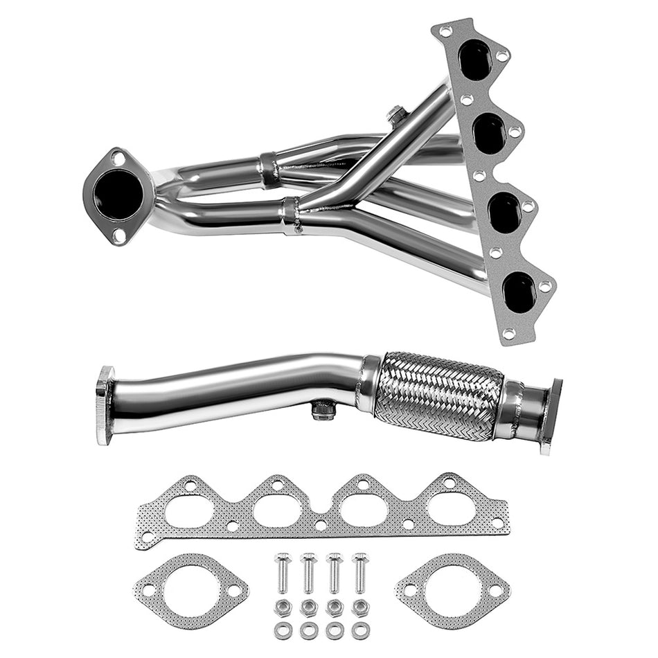 1995-2000 Hyundai Elantra 1997-2001 Hyundai Tiburon 1.8L 2.0L Racing Manifold Exhaust Header