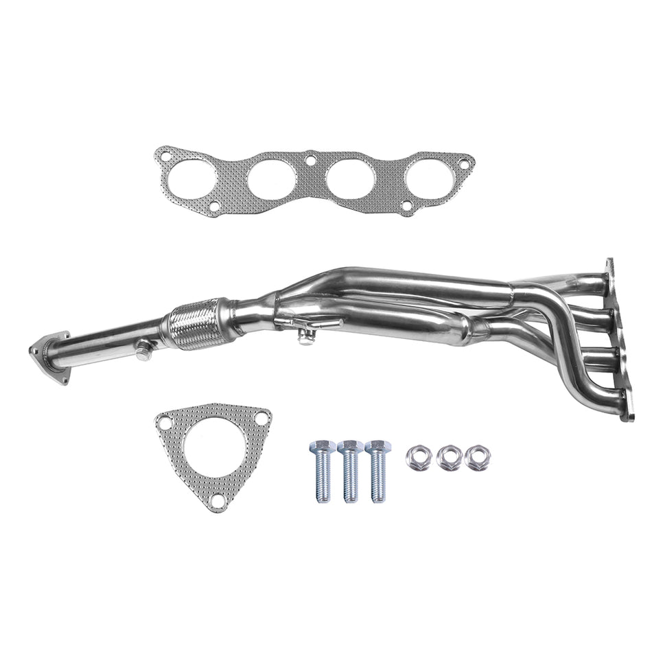 Stainless Steel 4-2-1 Exhaust Header&Pipe For 2006-2011 Honda Civic Si 2.0L FG2 FD3 FD4