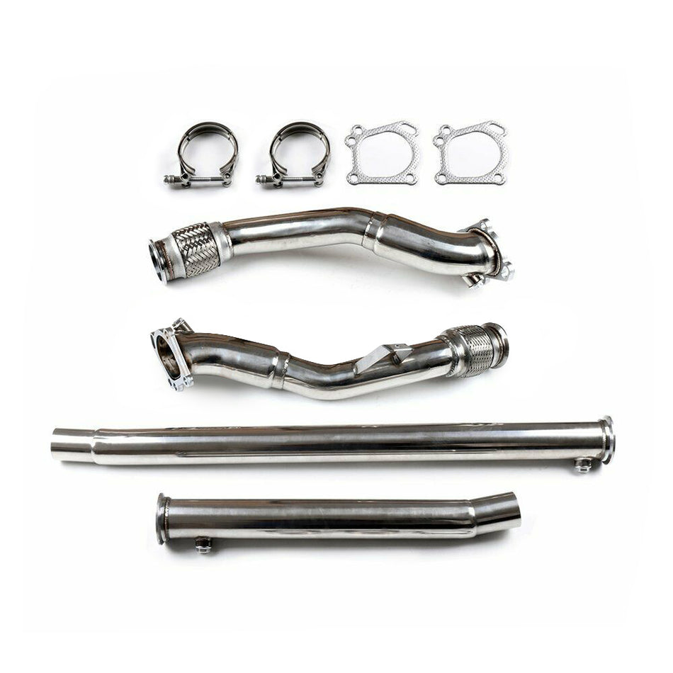 2.7L 3inch Exhaust Pipes Adapters For 00-04 Audi A6 Quattro 01-05 Audi Allroad Quattro