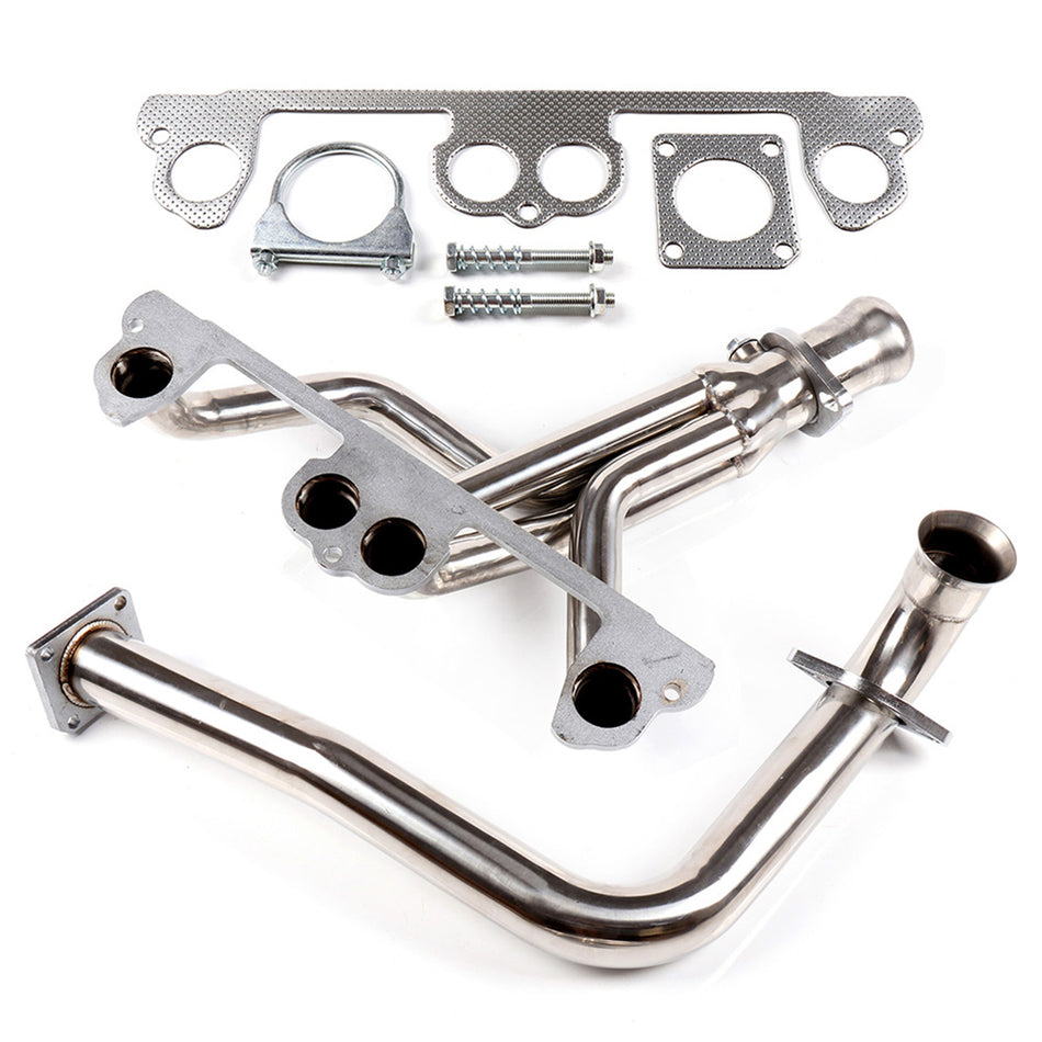 1991,1993-1995 Jeep Wrangler 2.5L Stainless Manifold Header w/ Front Pipe