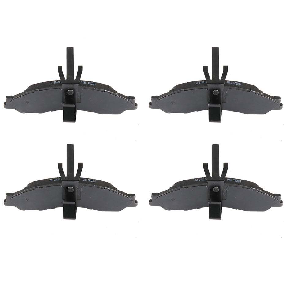 2004 Pontiac GTO Front Brake Pads Metallic 4 Pcs Drilled & Slotted