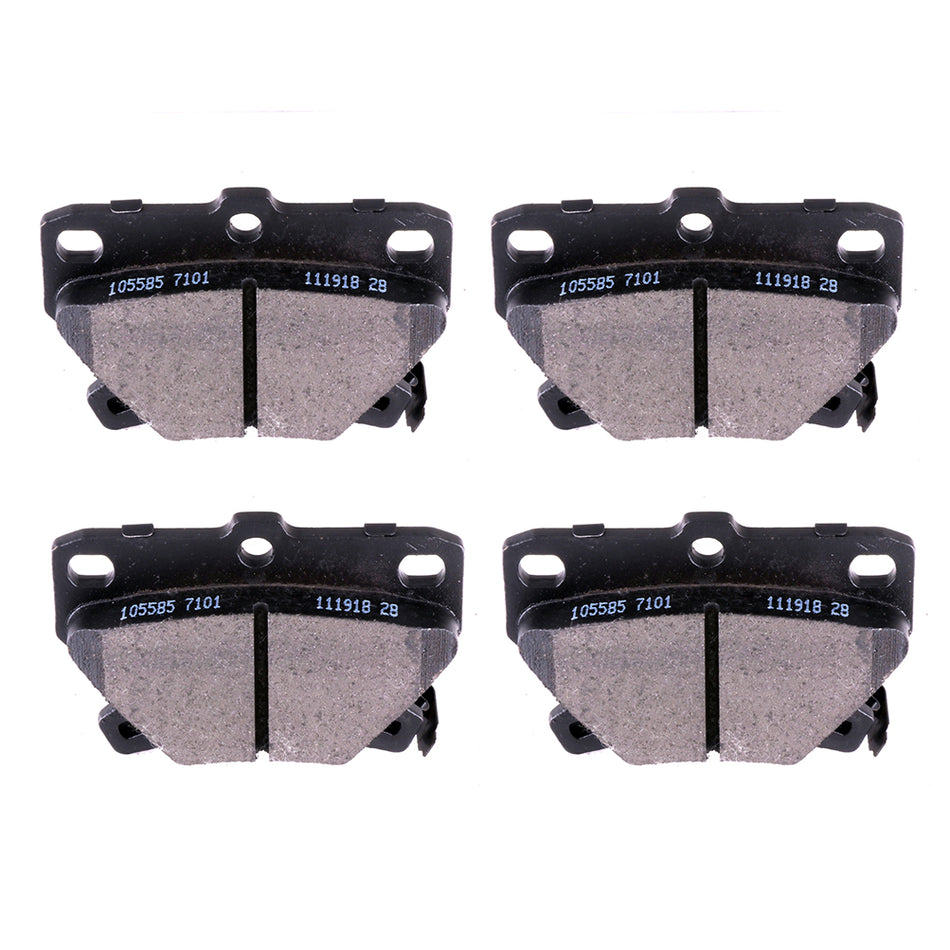 Ceramic Brake Pads 03-06 Pontiac Vibe 00-05 Toyota Celica Rear