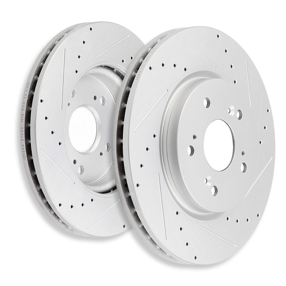 Brake Discs Rotors For and 07-12 Acura RDX 07-16 Honda CRV Front