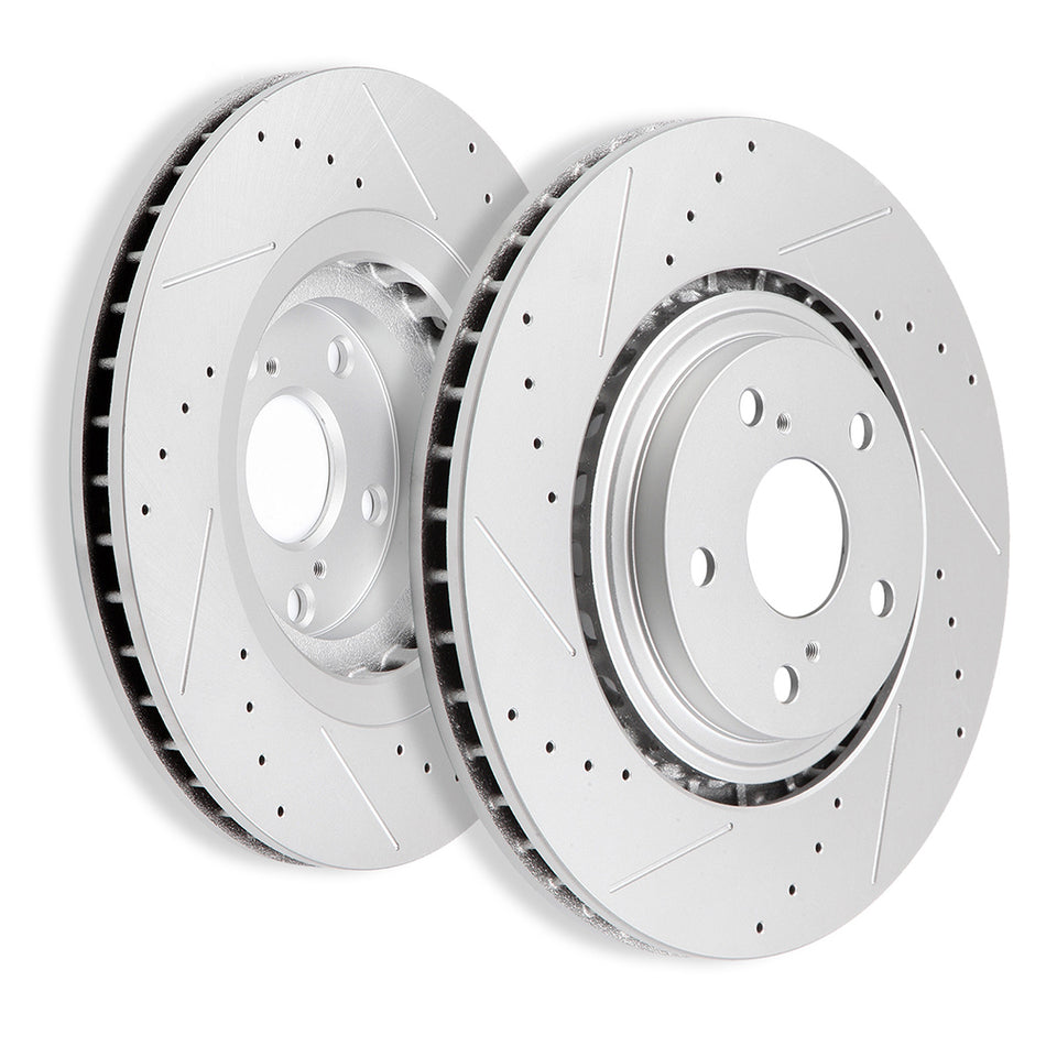 Front Brake Discs Rotors For 08-18 Toyota Highlander 11-18 Sienna