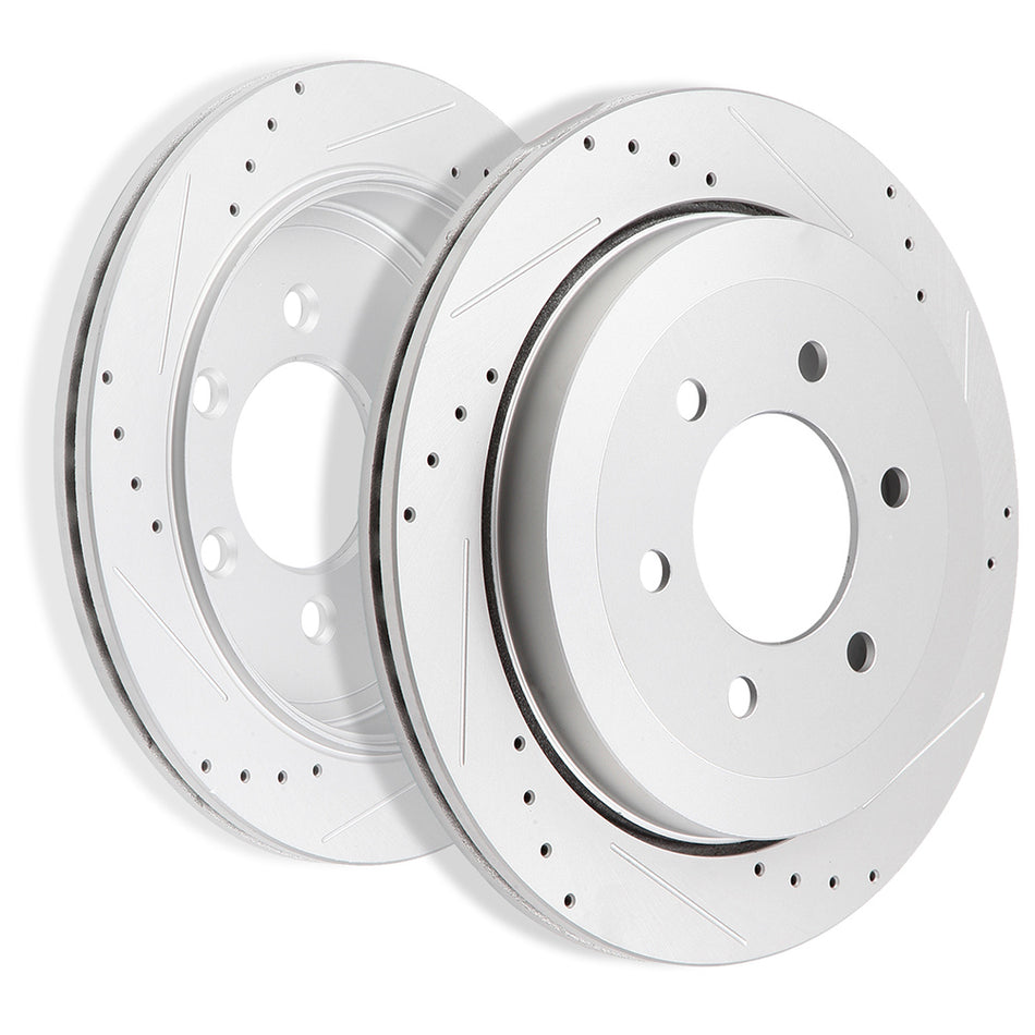 Rear Brake Rotors For 07-17 Ford Expedition Lincoln Navigator 2Pcs