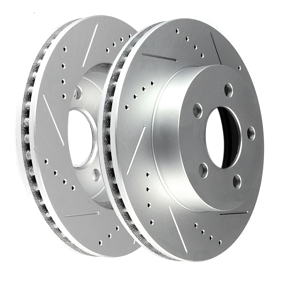 2002-2007 Jeep Liberty Front Brake Discs Rotors Drilled