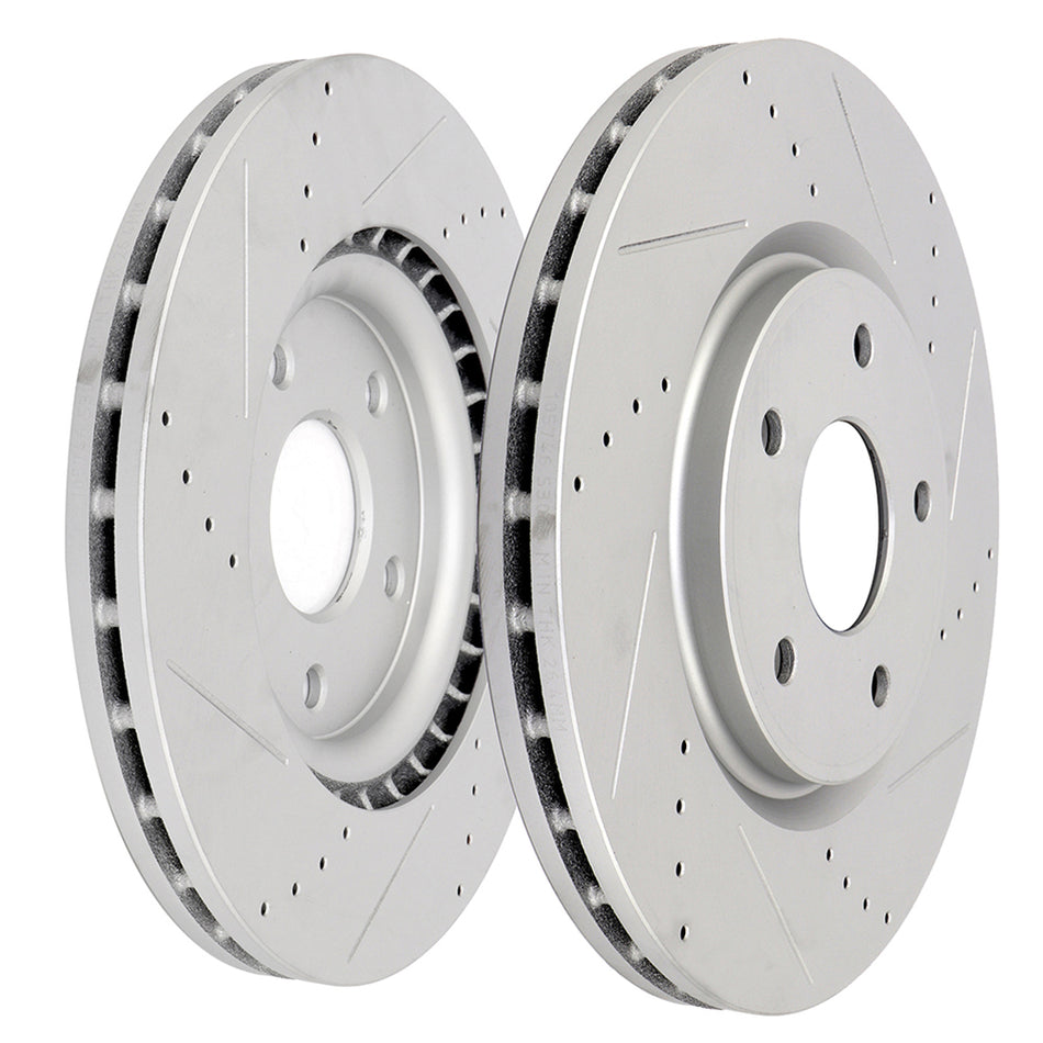 Front Brake Rotors 330.2mm For 12-20 Dodge Grand Caravan Dodge Journey 2Pcs