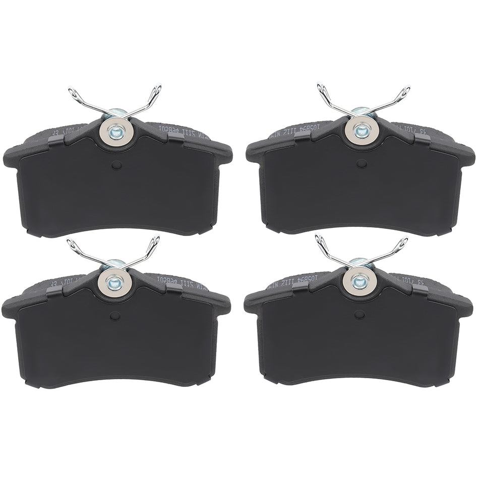 Rear Ceramic Brake Pads Volkswagen 91-18 Jetta 11-16 Golf