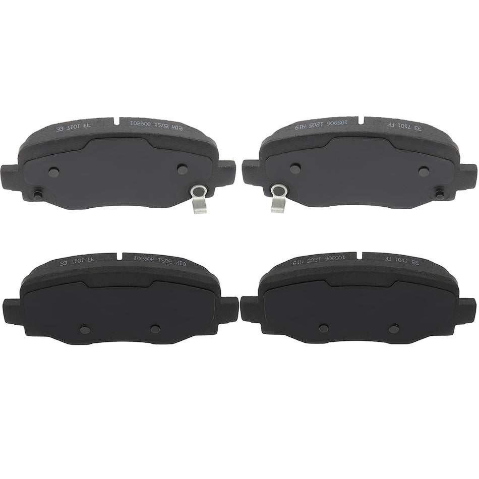 Ceramic Brake Pad 14-20 Jeep Cherokee 16-20 Jeep Compass Rear 4Pcs