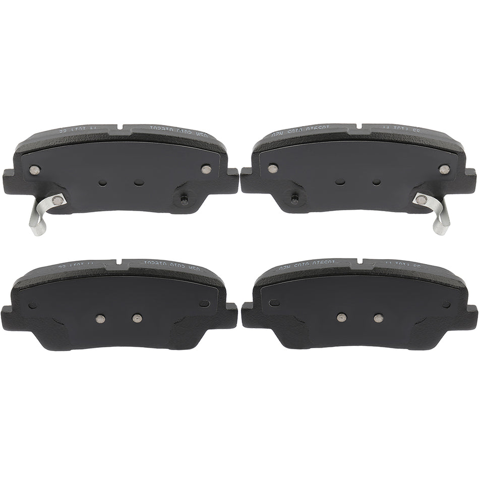 Rear Brake Pads Set 4 Pcs For 10-14 Hyundai Santa Fe XL Kia Sorento Sedona
