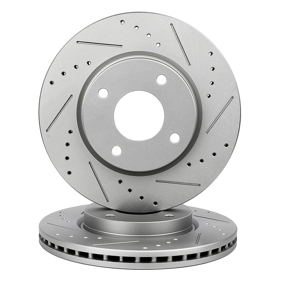 Front 279.4mm 4 Lug Brake Rotors For 2007-2012 Nissan Sentra Nissan Versa