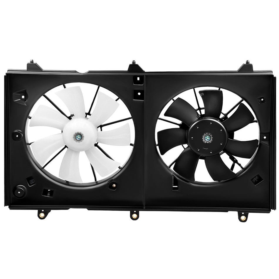 Radiator Condenser Cooling Fan Assembly For 2003 2004 2005-2007 Honda Accord